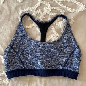 TYR Heather blue sports bra small